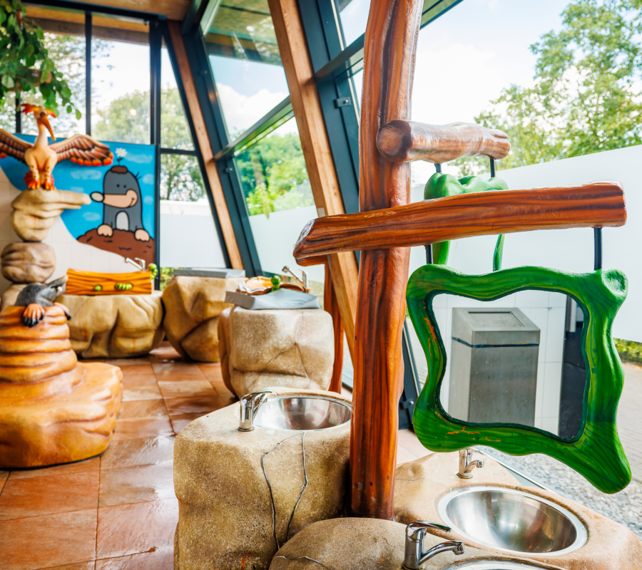 Toiletgebouw de Molshoop in Overijssel